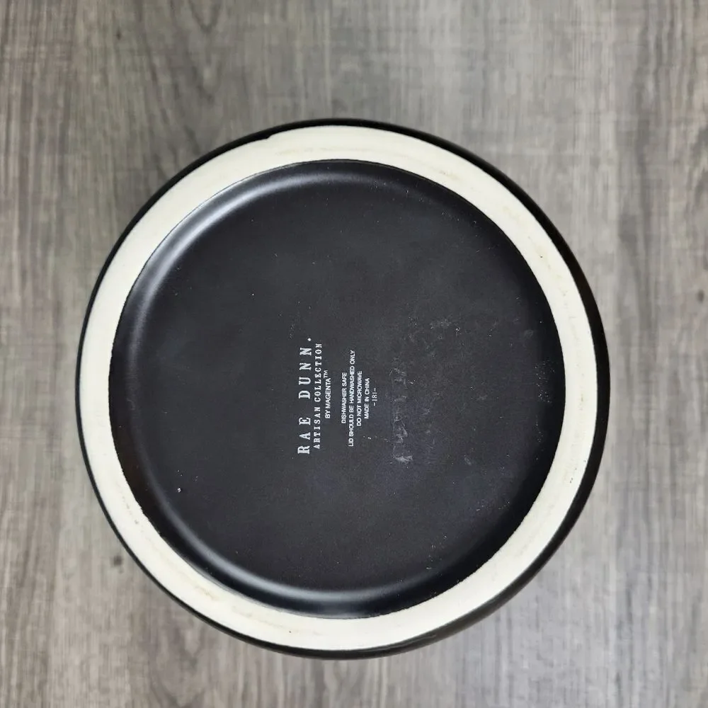 Rae Dunn Artisan Collection Trick for Dog Treats Halloween‎ Canister